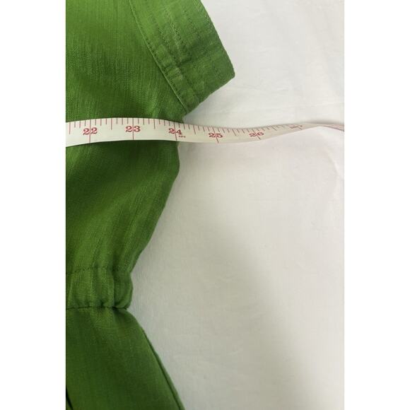 Time And Tru Women’s Plus Sz XXXL 22 Utility Shirt Dress Green Valley Urbancore - Picture 7 of 8